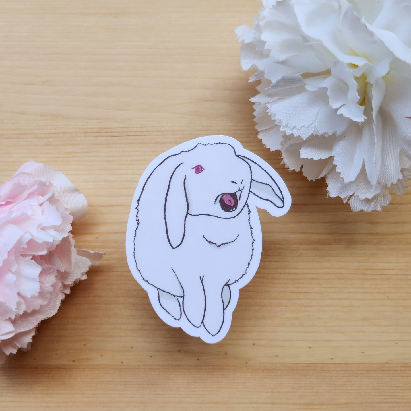Brooki Belle's Bunnies - Hand Drawn Glossy Vinyl Sticker Pack