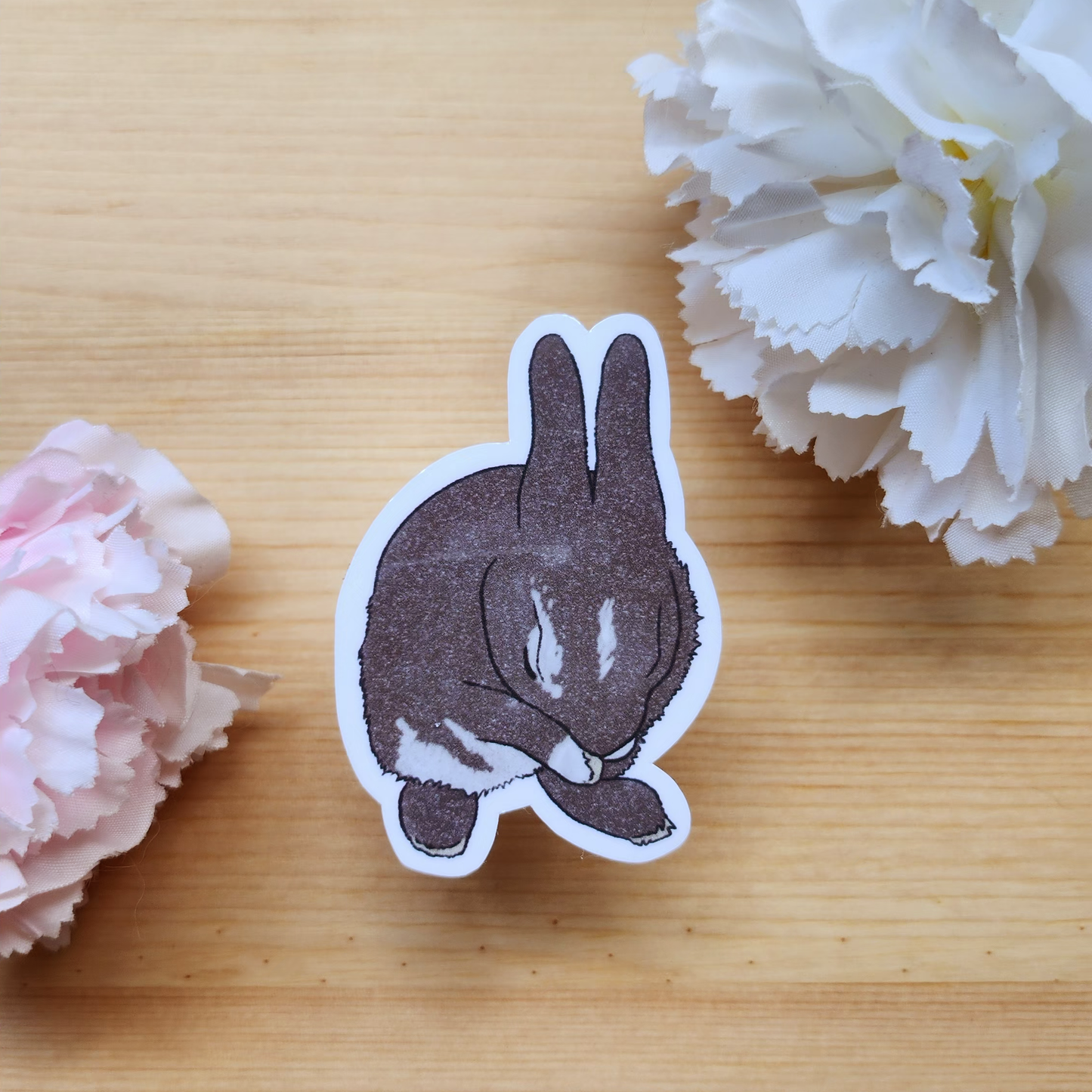Brooki Belle's Bunnies - Hand Drawn Glossy Vinyl Sticker Pack