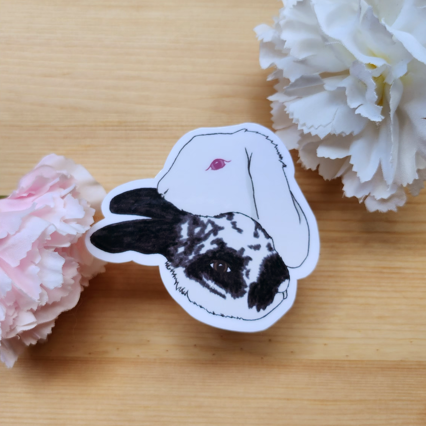 Brooki Belle's Bunnies - Hand Drawn Glossy Vinyl Sticker Pack