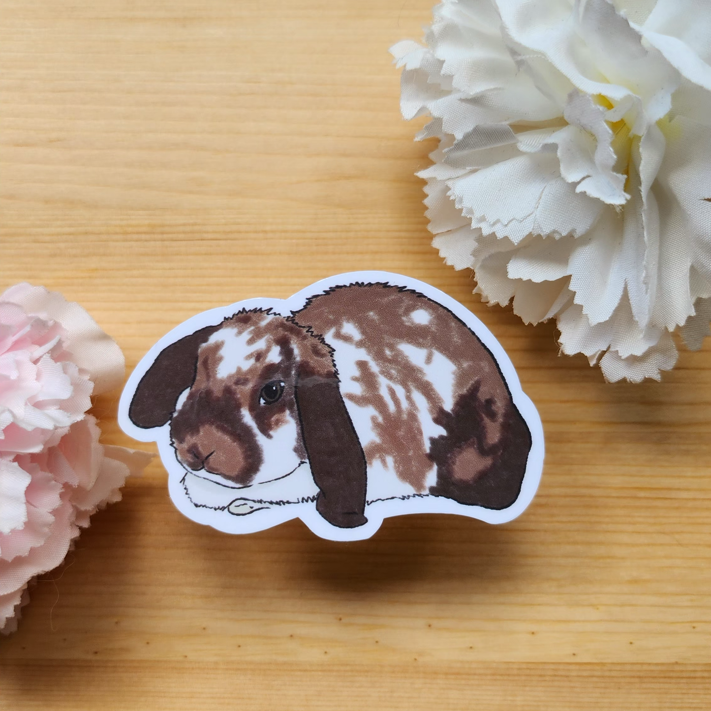 Brooki Belle's Bunnies - Hand Drawn Glossy Vinyl Sticker Pack