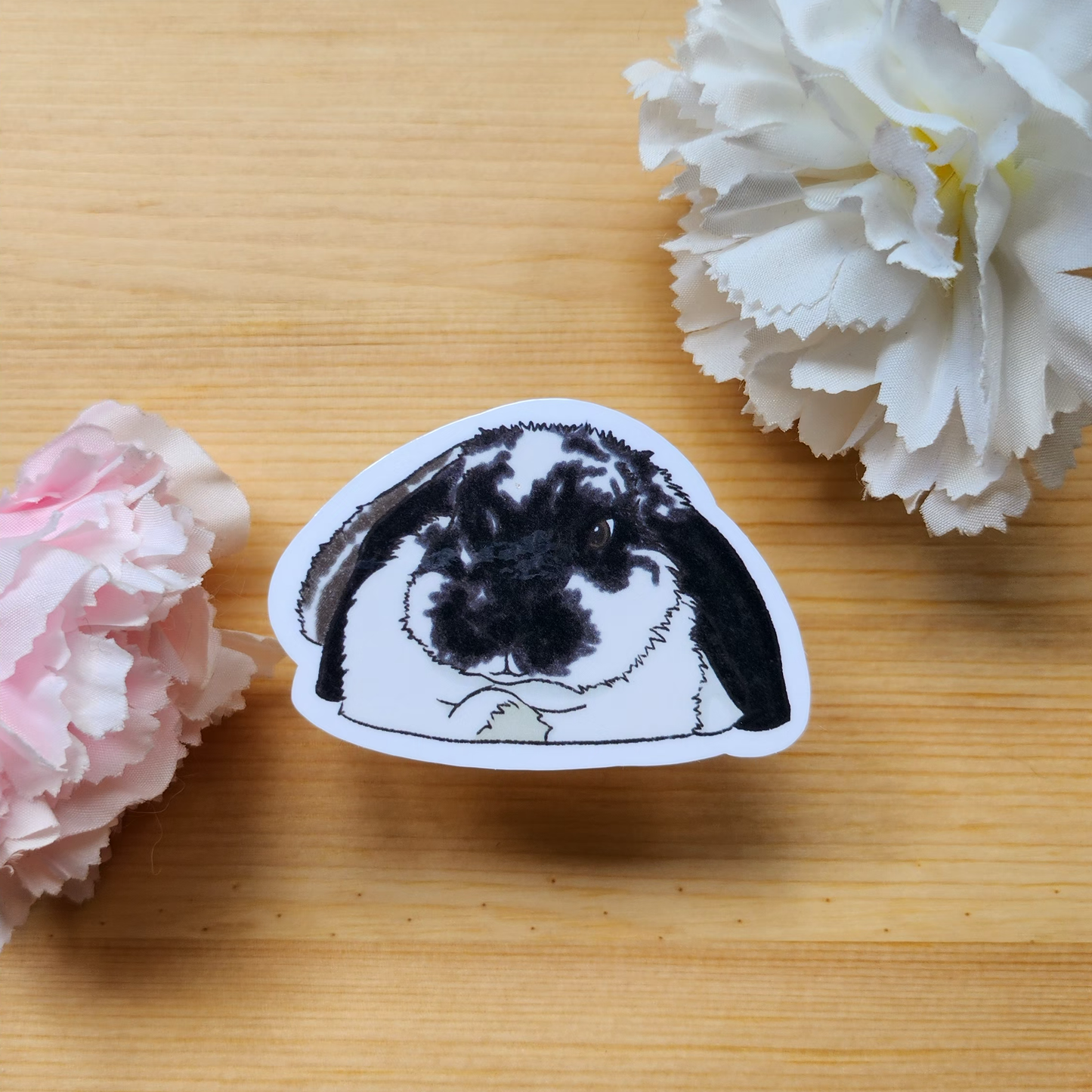 Brooki Belle's Bunnies - Hand Drawn Glossy Vinyl Sticker Pack