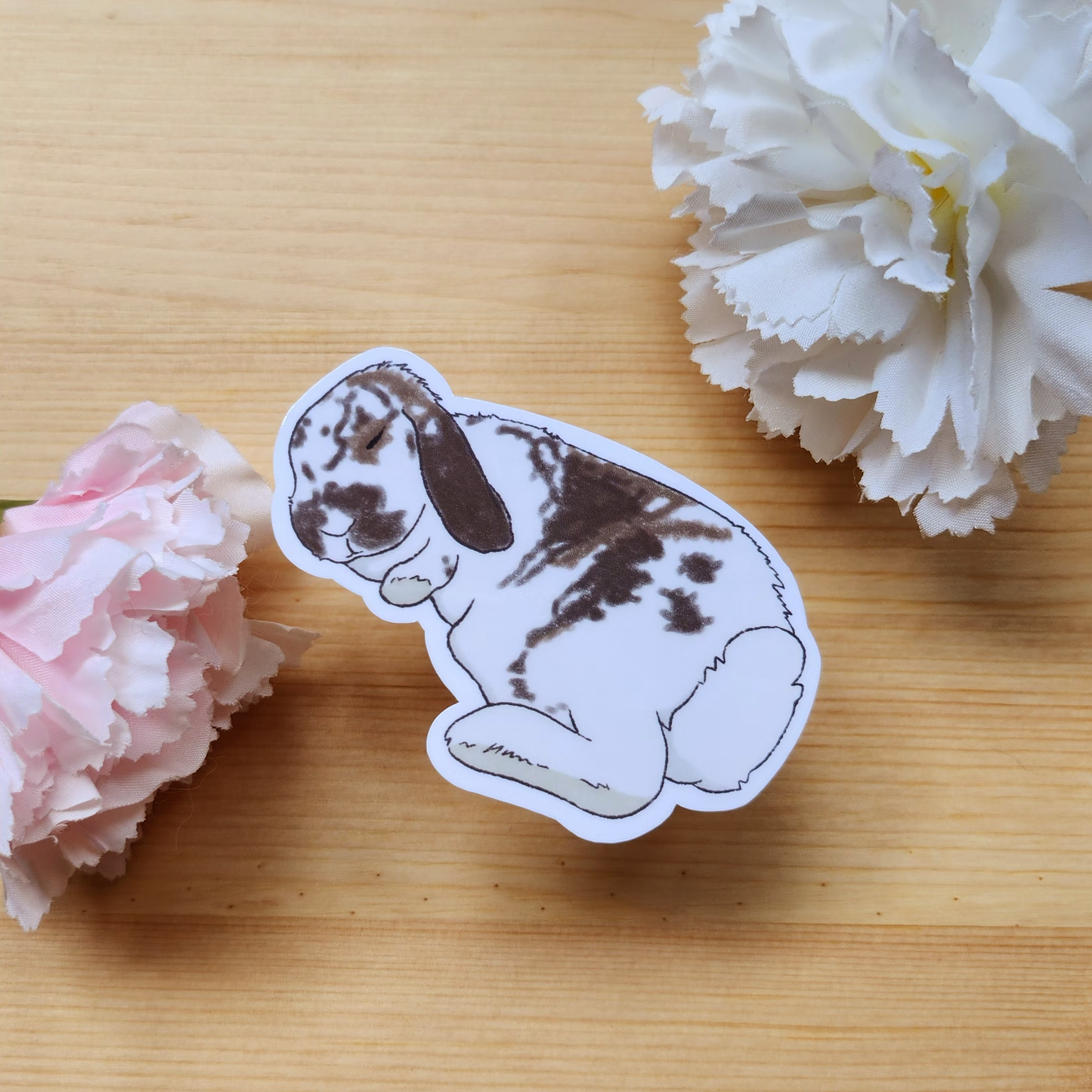Brooki Belle's Bunnies - Hand Drawn Glossy Vinyl Sticker Pack