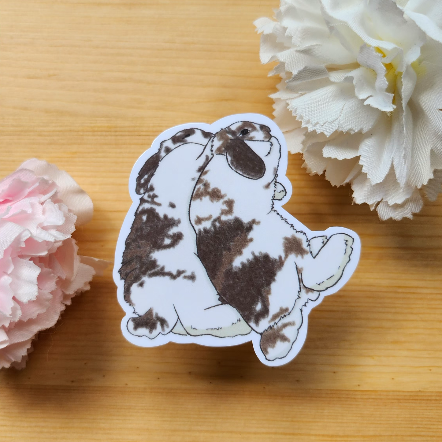 Brooki Belle's Bunnies - Hand Drawn Glossy Vinyl Sticker Pack