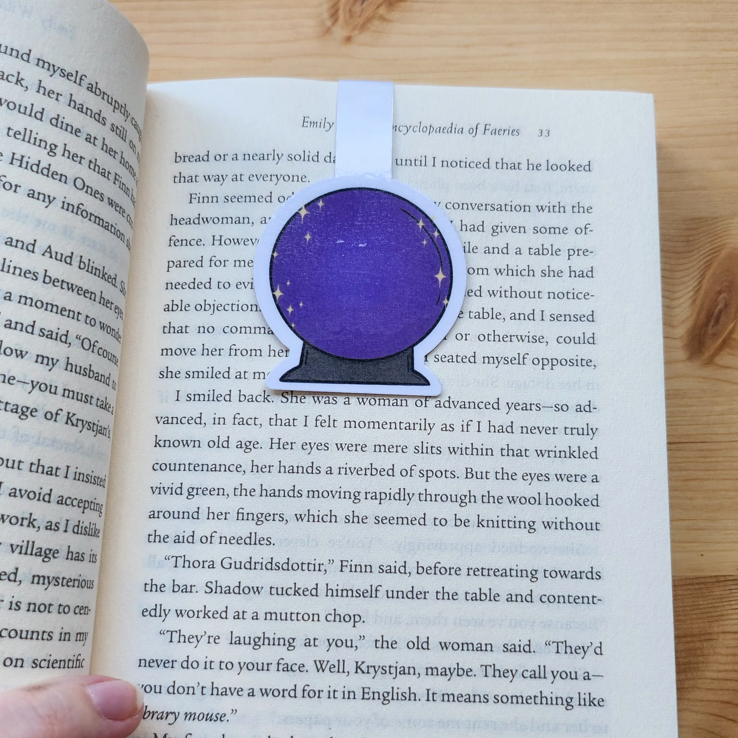 Magic Crystal Ball - Magnetic Bookmark