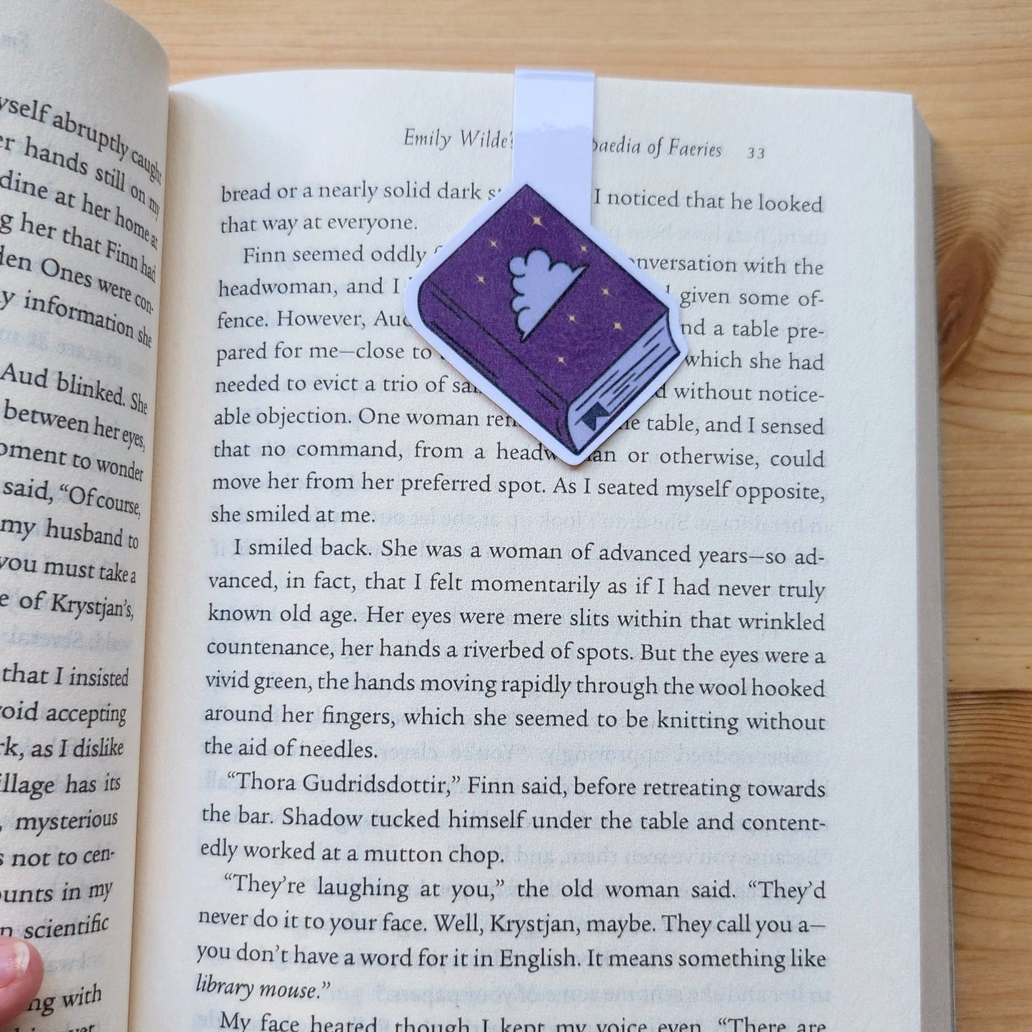 Cloud Book - Magnetic Bookmark