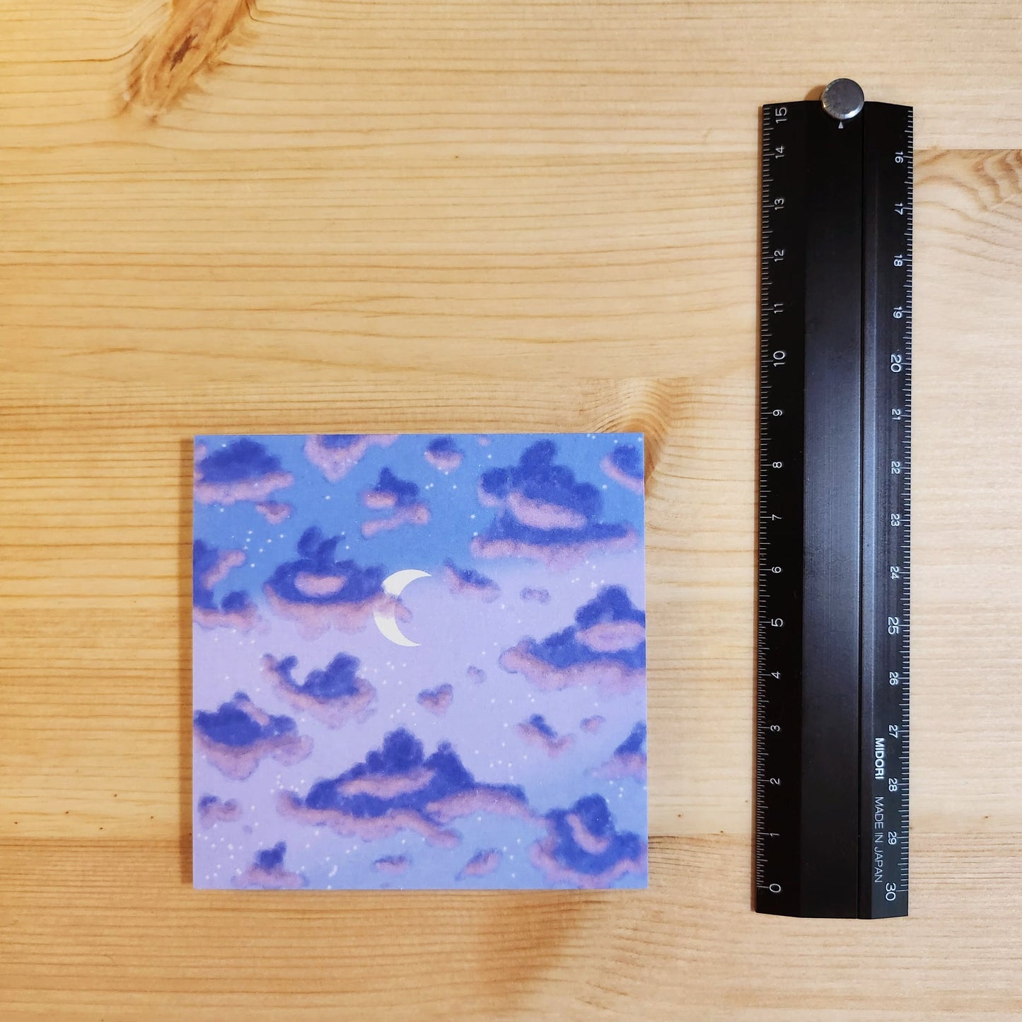 Evening Sky Sticky Notes - 8.5cm 50 Page Sticky Notes Notepad