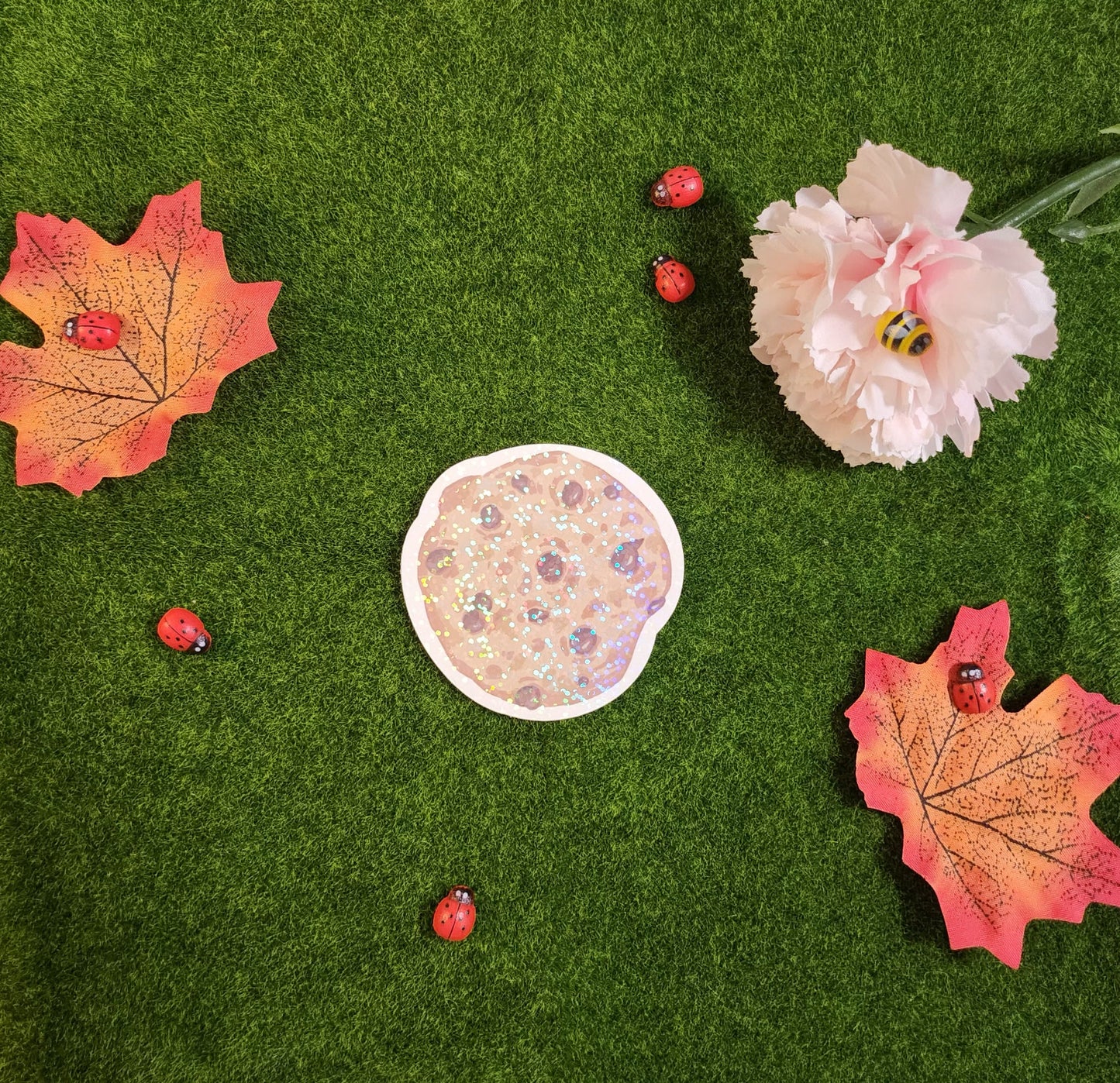 Delicious Cookie - Hand Drawn Holographic Vinyl Sticker