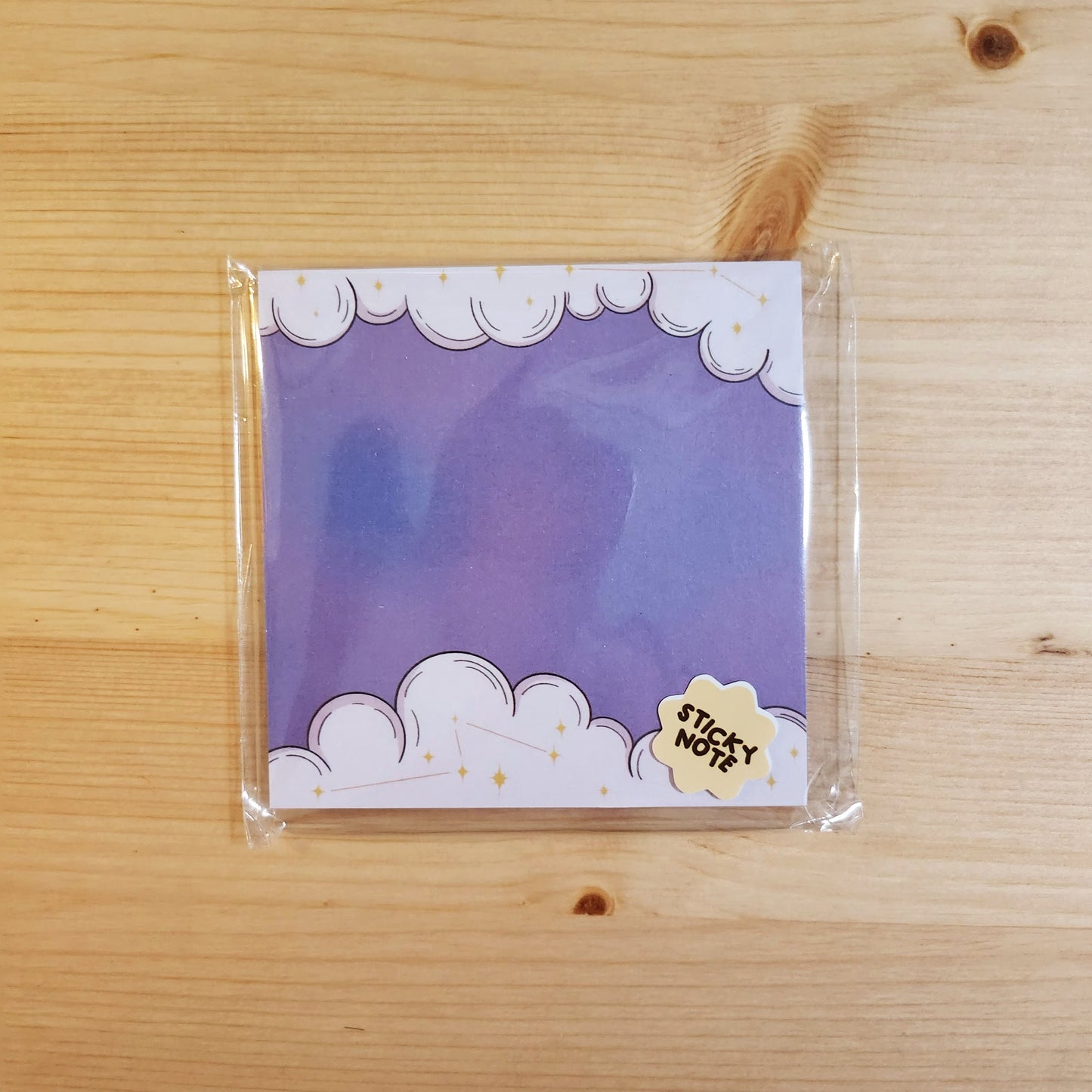 Celestial Cloud Sticky Notes - 8.5cm 50 Page Sticky Notepad