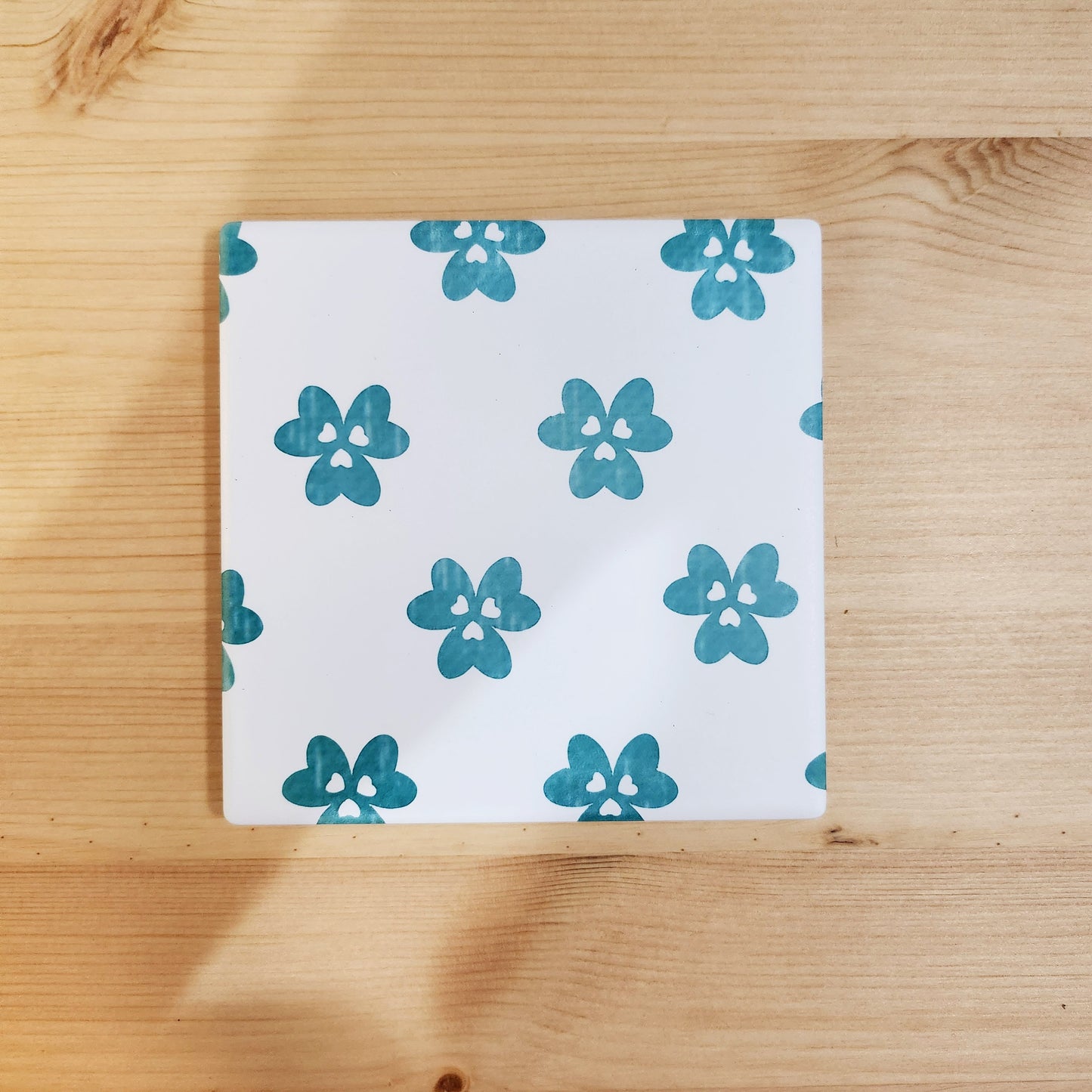 Cottagecore Clover - Handmade Sublimination Coaster