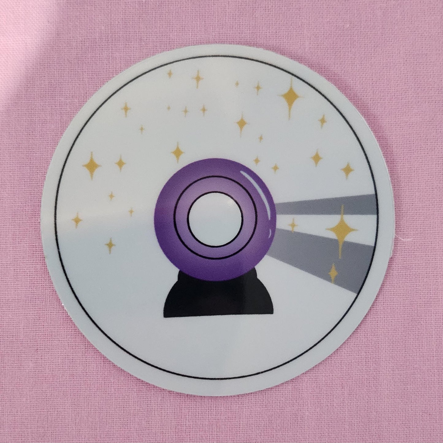 Painted CDs - Hand Drawn Glossy Vinyl Sticker Pack