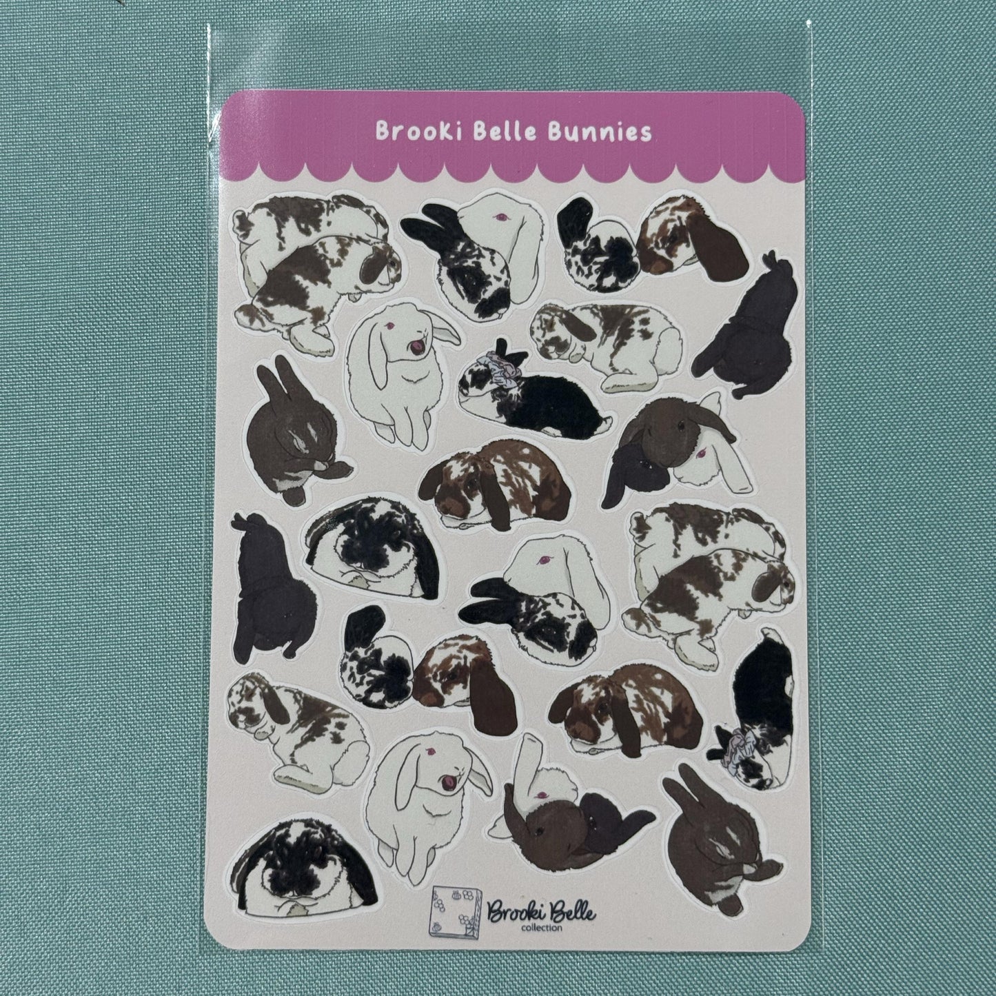 Brooki Belle's Bunnies - Sticker Sheet